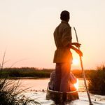 Sunset mokoro ride